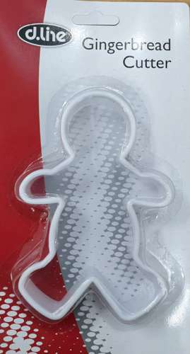 Plastic Gingerbread Man Cookie Cutter - Click Image to Close